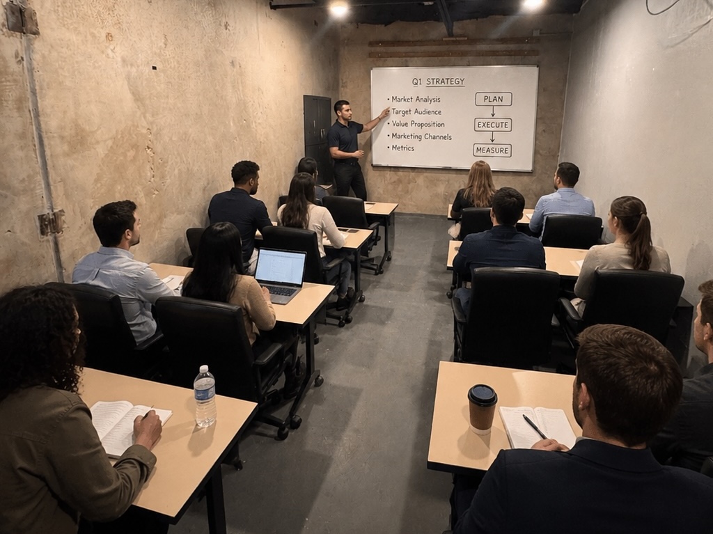 Training room rental Granbury TX — classroom setup